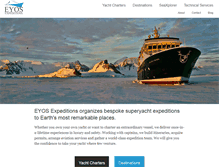 Tablet Screenshot of eyos-expeditions.com